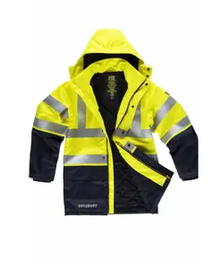 Parka imbottito multiprotezione alta visibilita classe 2 Workteam