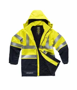 Parka imbottito multiprotezione alta visibilita classe 2 Workteam