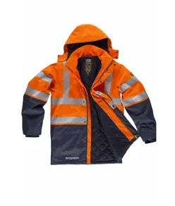 Parka imbottito multiprotezione alta visibilita classe 2 Workteam