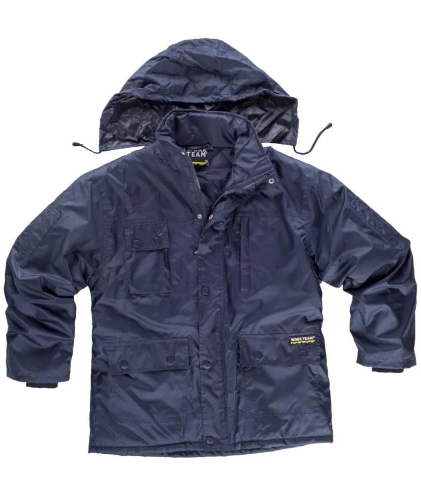 Parka imbottito Workteam, impermeabile - con elastico in vita