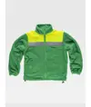 Pile alta visibilita zip intera Workteam