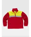 Pile alta visibilita zip intera Workteam
