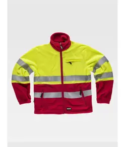 Pile zip intera alta visibilita classe 2 Workteam