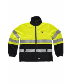 Pile zip intera alta visibilita classe 2 Workteam