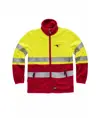 Pile zip intera alta visibilita classe 2 Workteam