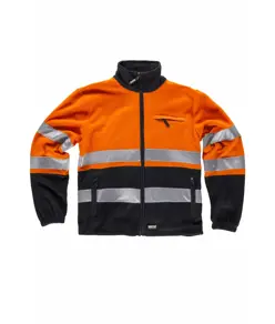 Pile zip intera alta visibilita classe 2 Workteam