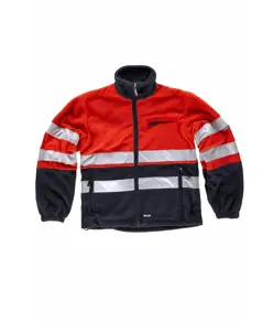 Pile zip intera alta visibilita classe 2 Workteam