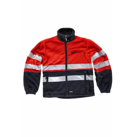 Pile zip intera alta visibilita classe 2 Workteam