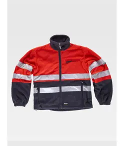 Pile zip intera alta visibilita classe 2 Workteam