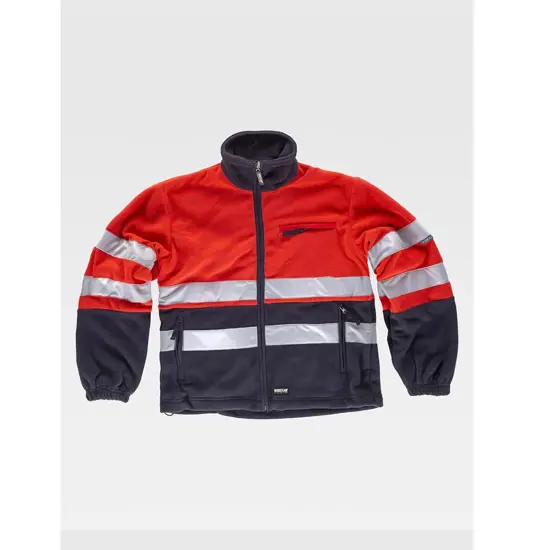Pile zip intera alta visibilita classe 2 Workteam