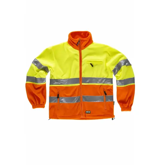 Pile zip intera alta visibilita classe 3 Workteam