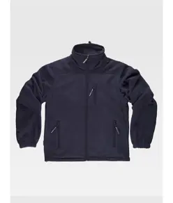 Pile zip intera rinforzi in twill Workteam