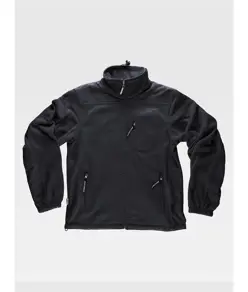 Pile zip intera rinforzi in twill Workteam