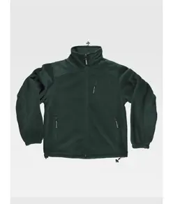 Pile zip intera rinforzi in twill Workteam