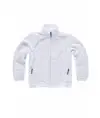 Pile zip intera rinforzi in twill Workteam