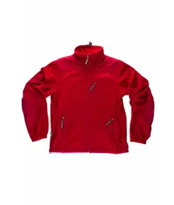 Pile zip intera rinforzi in twill Workteam