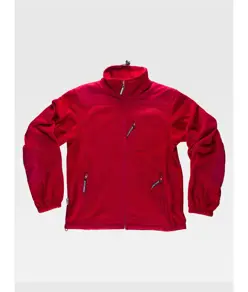 Pile zip intera rinforzi in twill Workteam