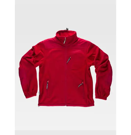 Pile zip intera rinforzi in twill Workteam