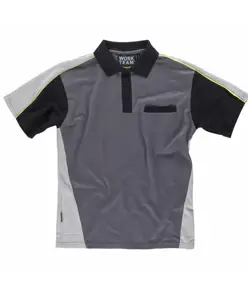 Polo combinata tre colori Workteam
