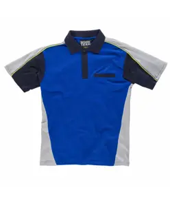 Polo combinata tre colori Workteam