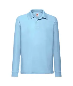 Polo da bambino manica lunga Fruit of the Loom