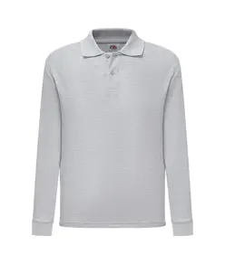 Polo da bambino manica lunga Fruit of the Loom