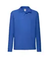 Polo da bambino manica lunga Fruit of the Loom