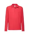 Polo da bambino manica lunga Fruit of the Loom