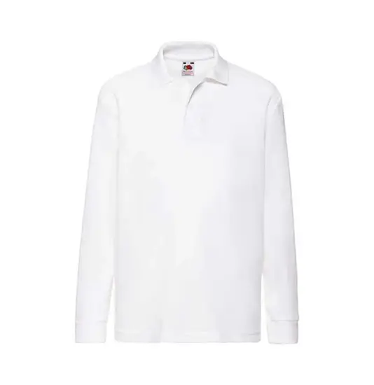 Polo da bambino manica lunga Fruit of the Loom