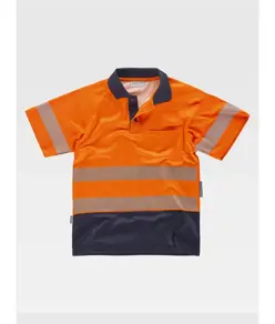 Polo manica corta alta visibilita classe 1 Workteam
