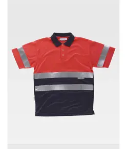 Polo manica corta alta visibilita classe 1 Workteam