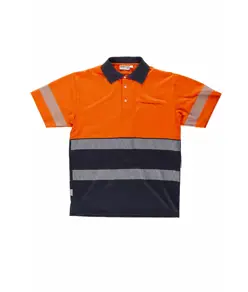Polo manica corta alta visibilita classe 1 Workteam
