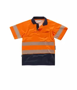 Polo manica corta alta visibilita classe 1 Workteam