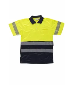Polo manica corta alta visibilita classe 1 Workteam