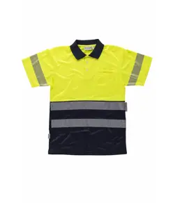 Polo manica corta alta visibilita classe 1 Workteam