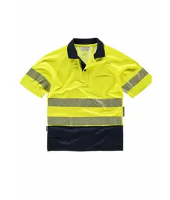 Polo manica corta alta visibilita classe 1 Workteam