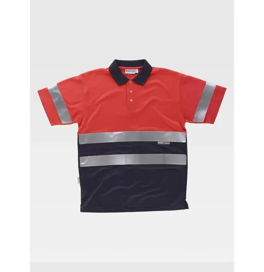 Polo manica corta alta visibilita classe 1 Workteam