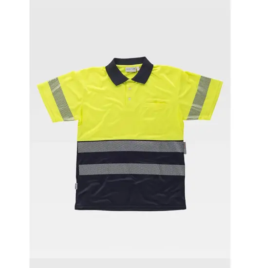 Polo manica corta alta visibilita classe 1 Workteam