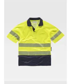 Polo manica corta alta visibilita classe 1 Workteam