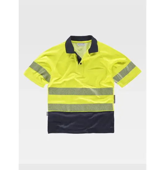 Polo manica corta alta visibilita classe 1 Workteam
