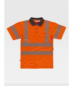 Polo manica corta alta visibilita classe 2 Workteam