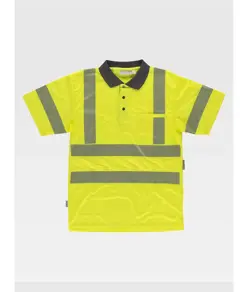Polo manica corta alta visibilita classe 2 Workteam
