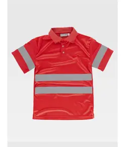 Polo manica corta alta visibilita classe 2 Workteam