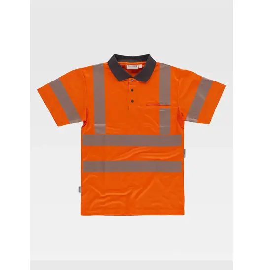 Polo manica corta alta visibilita classe 2 Workteam