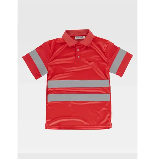 Polo manica corta alta visibilita classe 2 Workteam