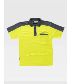 Polo manica corta alta visibilita Workteam