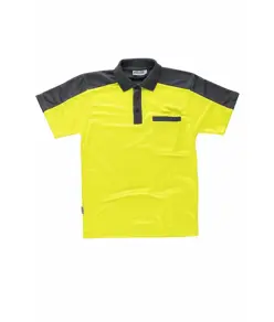 Polo manica corta alta visibilita Workteam