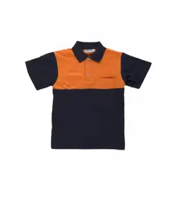 Polo manica corta alta visibilita Workteam