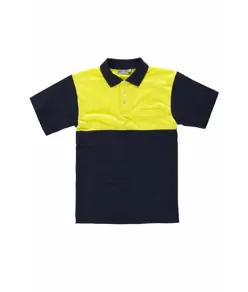 Polo manica corta alta visibilita Workteam