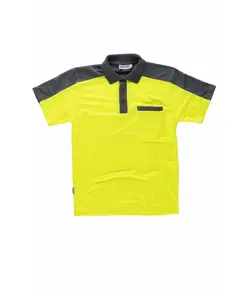 Polo manica corta alta visibilita Workteam